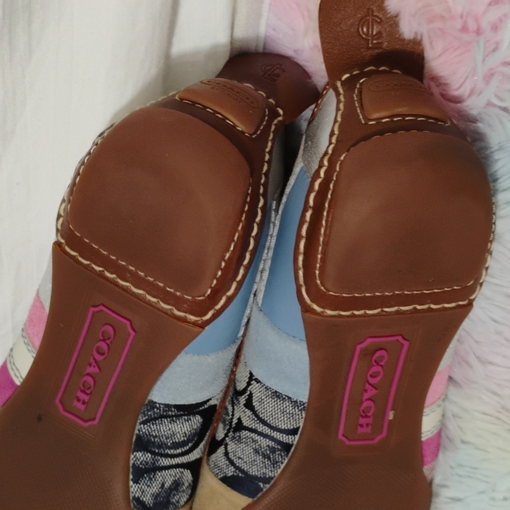 SALE! NWOT Coach Patchwork Jenilee Flats Sz.8.5 No Tags Or Box (X-100 CRATE) - Picture 16 of 16